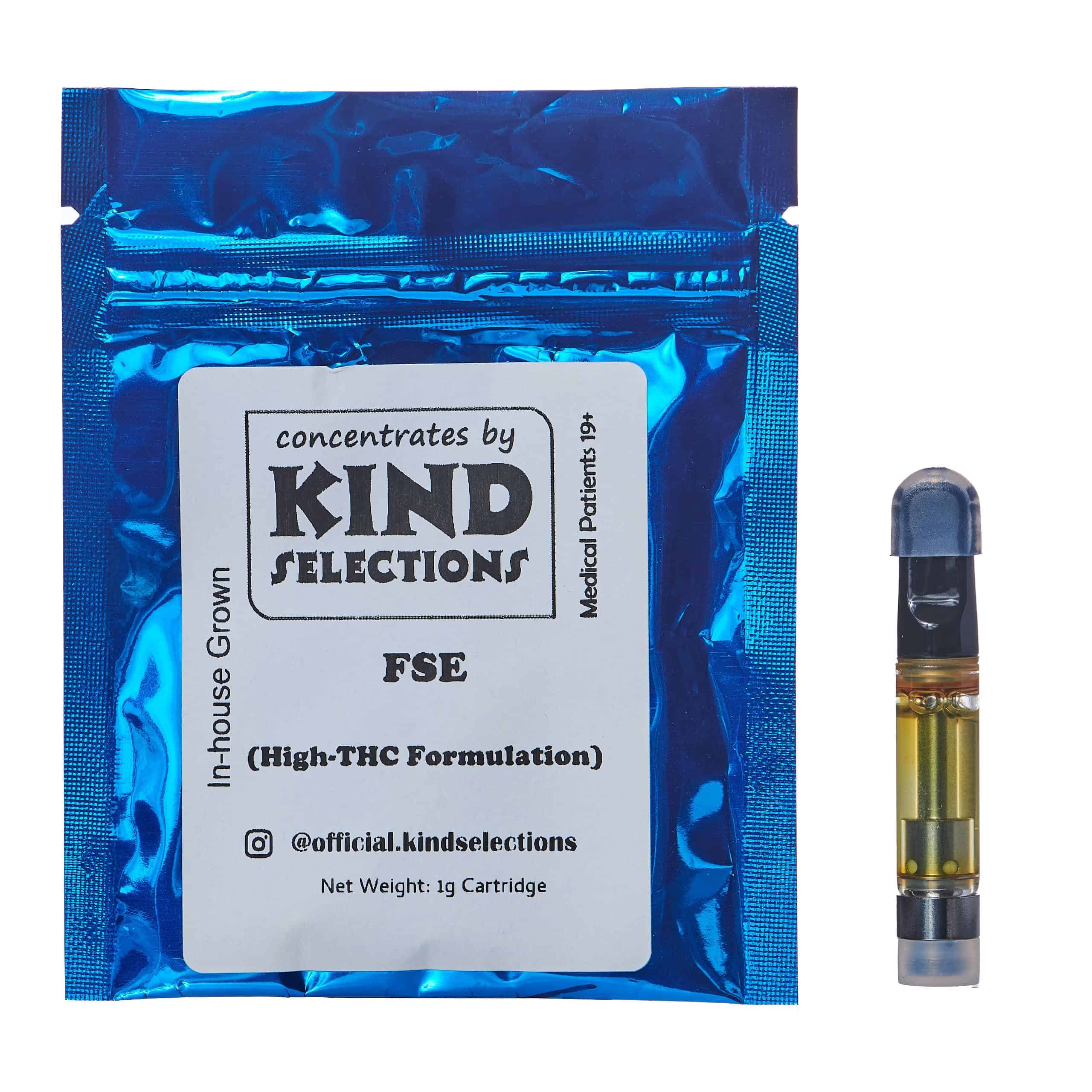 KIND SELECTIONS 1g FSE VAPE CART Oreozz Canna Trust Delivery Service