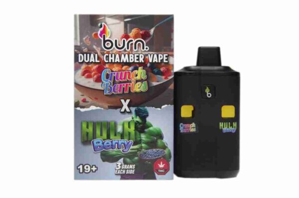 crunch-hulk-front-1024×681 BURN 6 GRAM VAPE - Crunch Berries x Hulk Berry