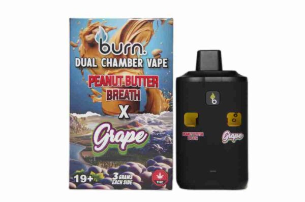 peanut-grape-front-1024×681 BURN 6 GRAM VAPE - Peanut Butter Breath x Grape