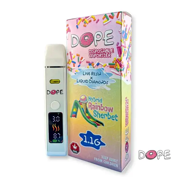 DOPE 1 GRAM VAPE PEN - Rainbow Sherbert
