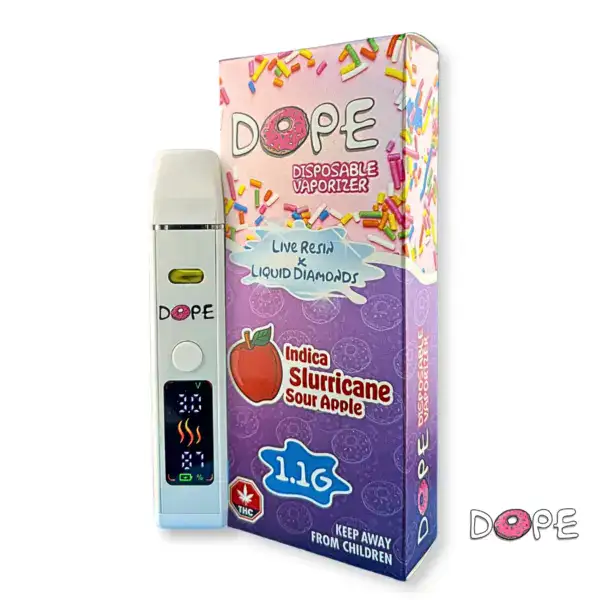 DOPE 1 GRAM VAPE PEN - Slurricane Sour Apple