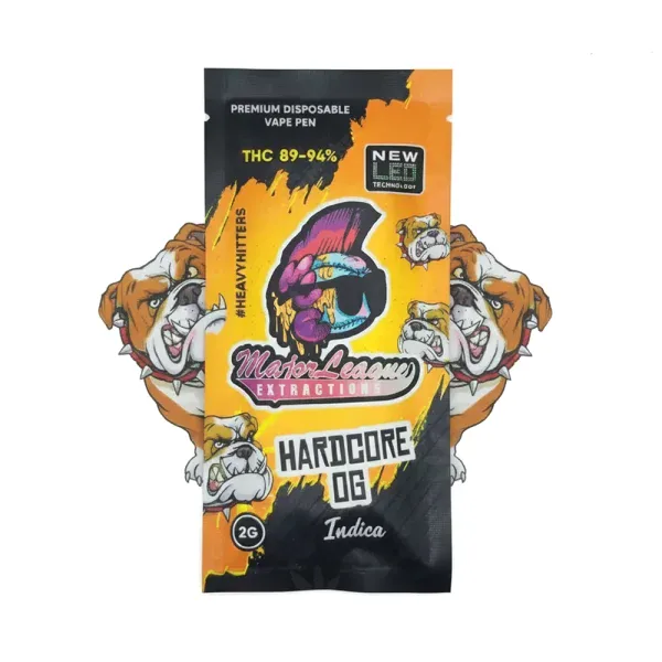 Weed-Market-Major-League-Extractions-2g-Vape-Hardcore-OG-600×600 MAJOR LEAGUE 2 GRAM VAPE - Hardcore O.G
