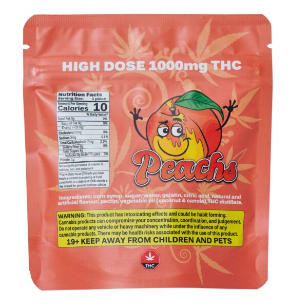HIGH DOSE GUMMYS - Sour Peach